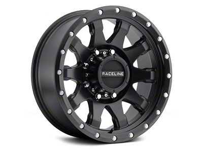 Raceline Clutch Matte Black 5-Lug Wheel; 20x10; -19mm Offset (94-01 RAM 1500)