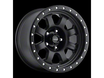 Raceline Avenger Matte Black Machined 8-Lug Wheel; 17x9; -12mm Offset (99-07 F-350 Super Duty SRW)