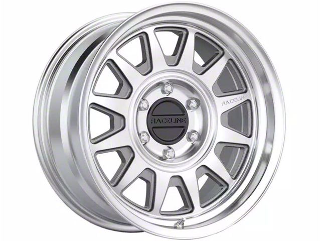 Raceline Aero Machined 6-Lug Wheel; 17x9; -12mm Offset (99-06 Sierra 1500)