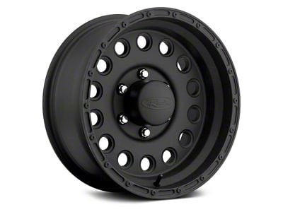 Raceline Rock Crusher Satin Black 6-Lug Wheel; 17x9; 0mm Offset (99-06 Sierra 1500)