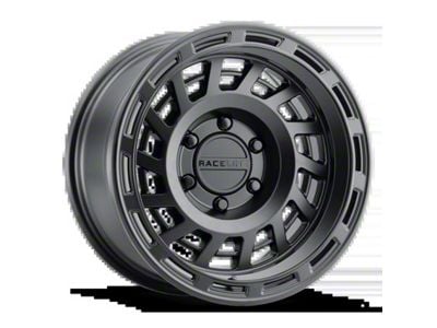 Raceline Halo Satin Black 6-Lug Wheel; 17x9; -12mm Offset (99-06 Silverado 1500)
