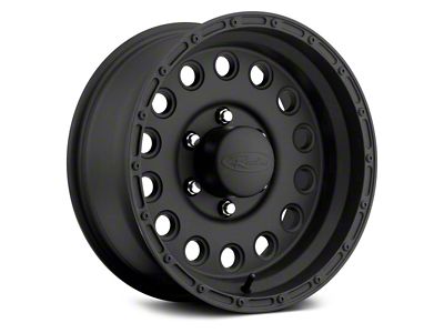 Raceline Rock Crusher Satin Black 6-Lug Wheel; 17x9; 0mm Offset (99-06 Silverado 1500)