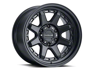 Raceline Scout Satin Black 6-Lug Wheel; 18x9; -12mm Offset (99-06 Silverado 1500)