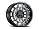 Raceline Warp Gloss Black Machined 6-Lug Wheel; 20x9; 18mm Offset (99-06 Silverado 1500)