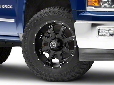 Raceline Assault Black 6-Lug Wheel; 20x9; 18mm Offset (23-25 Canyon)