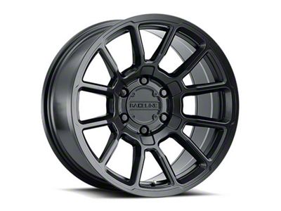 Raceline Gauge Satin Black 6-Lug Wheel; 20x9; 0mm Offset (23-25 Canyon)