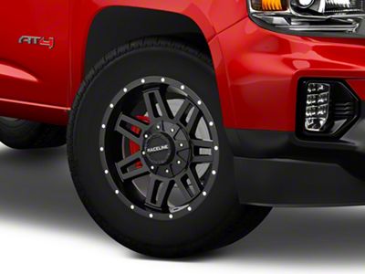 Raceline Injector Black 6-Lug Wheel; 17x9; 0mm Offset (23-25 Canyon)