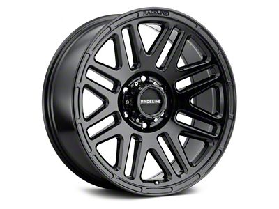 Raceline Outlander Gloss Black 6-Lug Wheel; 20x9; 18mm Offset (23-25 Canyon)