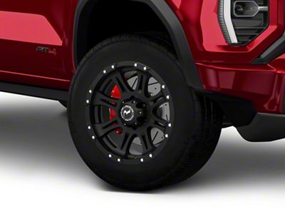 Raceline Raptor Black 6-Lug Wheel; 18x9; 25mm Offset (23-26 Canyon)