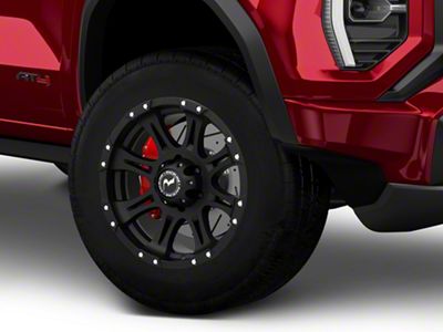 Raceline Raptor Black 6-Lug Wheel; 18x9; -6mm Offset (23-26 Canyon)