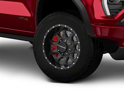 Raceline Shift Black 6-Lug Wheel; 17x9; 0mm Offset (23-25 Canyon)