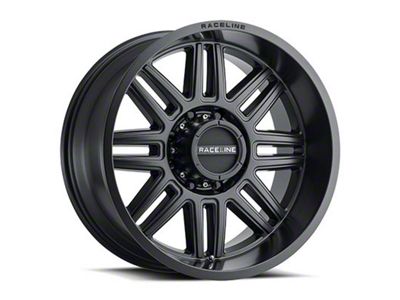 Raceline Split Satin Black 6-Lug Wheel; 20x9; 0mm Offset (23-25 Canyon)