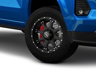 Raceline Assault Black 6-Lug Wheel; 18x9; 25mm Offset (23-25 Colorado)