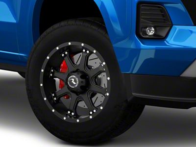 Raceline Assault Black 6-Lug Wheel; 18x9; -6mm Offset (23-25 Colorado)