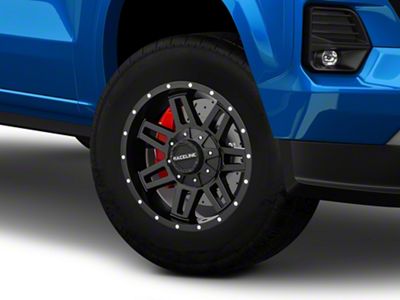 Raceline Injector Black 6-Lug Wheel; 17x9; 0mm Offset (23-25 Colorado)
