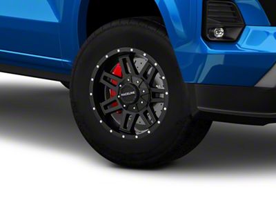 Raceline Injector Black 6-Lug Wheel; 17x9; -12mm Offset (23-25 Colorado)