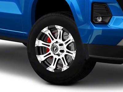 Raceline Raptor Black Machined 6-Lug Wheel; 18x9; -6mm Offset (23-25 Colorado)