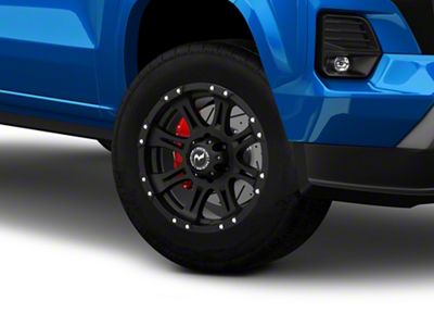 Raceline Raptor Black 6-Lug Wheel; 18x9; 25mm Offset (23-25 Colorado)