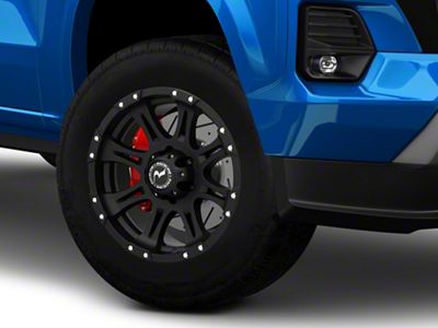Raceline Raptor Black 6-Lug Wheel; 18x9; -6mm Offset (23-25 Colorado)