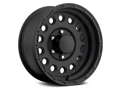 Raceline Rock Crusher Satin Black 6-Lug Wheel; 17x9; 0mm Offset (23-25 Colorado)