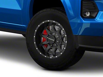 Raceline Shift Black 6-Lug Wheel; 17x9; 0mm Offset (23-25 Colorado)