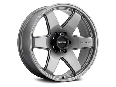 Raceline Addict Greystone 6-Lug Wheel; 18x9; 12mm Offset (21-25 F-150)