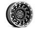 Raceline Halo Black with Silver Lip 8-Lug Wheel; 18x9; 18mm Offset (19-24 RAM 3500 SRW)