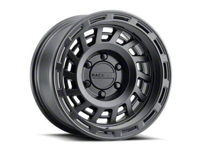 Raceline Halo Satin Black 6-Lug Wheel; 18x9; 18mm Offset (19-25 Sierra 1500)
