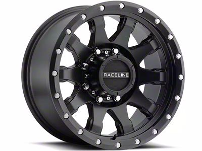 Raceline Clutch Matte Black 6-Lug Wheel; 20x9; 18mm Offset (21-24 Tahoe)