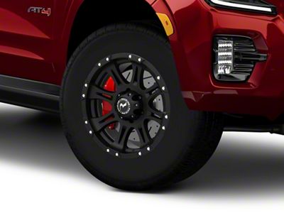 Raceline Raptor Black 6-Lug Wheel; 18x9; 25mm Offset (21-26 Yukon)