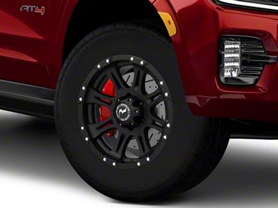 Raceline Raptor Black 6-Lug Wheel; 18x9; -6mm Offset (21-26 Yukon)