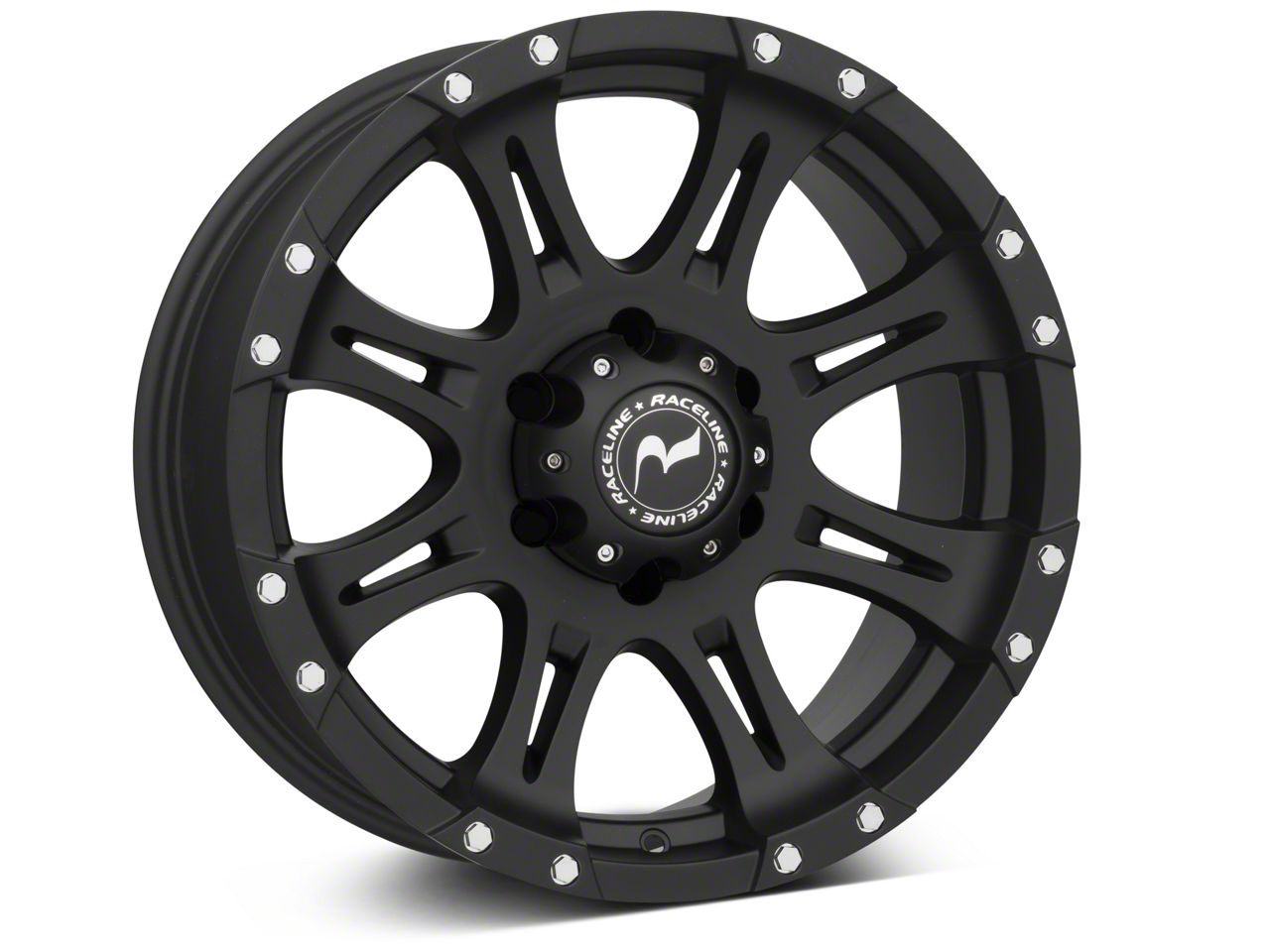 Raceline Yukon Raptor Black 6-Lug Wheel; 18x9; -6mm Offset 981-89060-06 ...