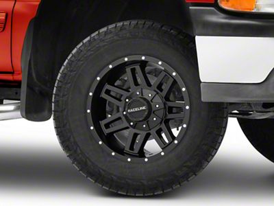 Raceline Injector Black 6-Lug Wheel; 17x8.5; 18mm Offset (99-06 Silverado 1500)