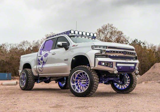 RACKTEC Phantom Series Gen 2 Roof Rack 19 24 Silverado 1500 Crew Cab