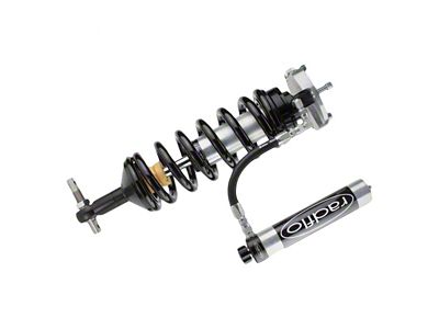 Radflo 2.50-Inch Extended Travel Front Coil-Over Kit with Remote Reservoir and Compression Adjuster for Aftermarket Upper Control Arms (14-24 4WD F-150, Excluding Raptor)