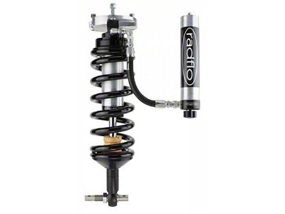 Radflo OE Replacement 2.5 Front Coil-Over Kit with Remote Reservoir and Compression Adjuster (09-18 4WD RAM 1500)