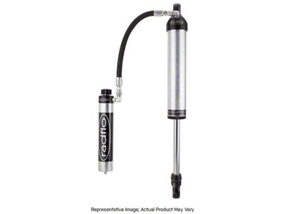 Radflo OE Replacement 2.5 Rear Shock with Remote Reservoir and Compression Adjuster for 0 to 2-Inch Lift (19-25 Sierra 1500 AT4)