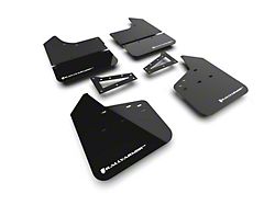 Rally Armor Black Mud Flaps with White Logo; Front and Rear (23-26 Colorado ZR2)