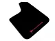 Rally Armor Universal Basic Mud Flaps with Breast Cancer Pink Logo; Front and Rear (Universal; Some Adaptation May Be Required)