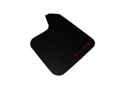 Rally Armor Universal Basic Mud Flaps with Red Logo; Front and Rear (Universal; Some Adaptation May Be Required)