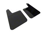 Rally Armor Universal UR Plus Black Mud Flaps with Metallic Black Logo; Front or Rear (Universal; Some Adaptation May Be Required)