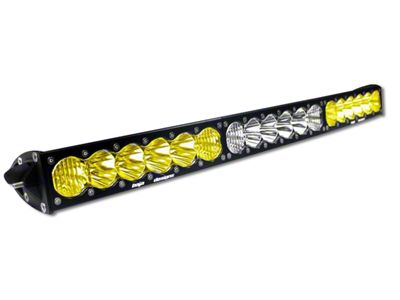 Baja Designs 30-Inch OnX6 Arc Amber/White LED Light Bar; Dual Control (Universal; Some Adaptation May Be Required)