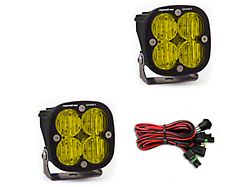 Baja Designs Squadron Sport Amber LED Lights; Wide Cornering Beam (Universal; Some Adaptation May Be Required)