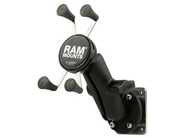 Ram Mount F350 RAM Mounts F-350 Super Duty X-Grip Phone Mount with Drill-Down Base and ...