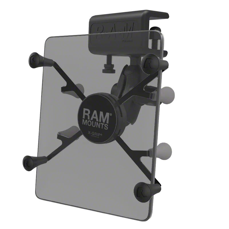 RAM Mounts RAM 1500 X-Grip Mount with Glare Shield Clamp Base for 7 to ...