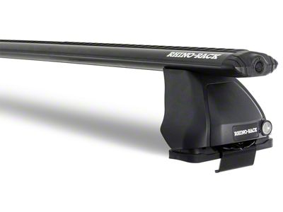 Rhino-Rack Vortex 2500 2-Bar Roof Rack; Black (09-18 RAM 1500 Quad Cab, Crew Cab)