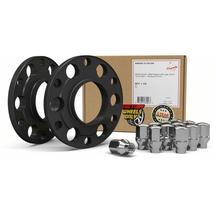 Heavydutyparts 1.5 Inch Hub Centric Wheel Spacers For 2019-2025 Dodge Ram 2500 (Front Axle, 8x6.5) – Pair