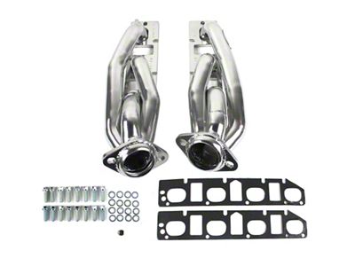 JBA 1-5/8-Inch Shorty Headers; Silver Ceramic (19-24 5.7L RAM 1500)