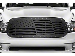 1-Piece Steel Upper Replacement Grille; American Flag (13-18 RAM 1500, Excluding Rebel)