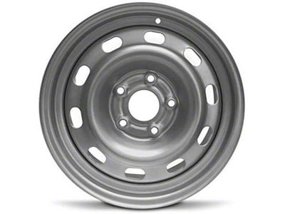 10-Slot Replica Steel Silver 5-Lug Wheel; 17x7; 25mm Offset (09-18 RAM 1500)